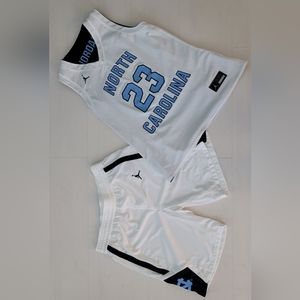 Jordan Reversible Basketball Jersey Shorts Women's Size M Medium North Carolina